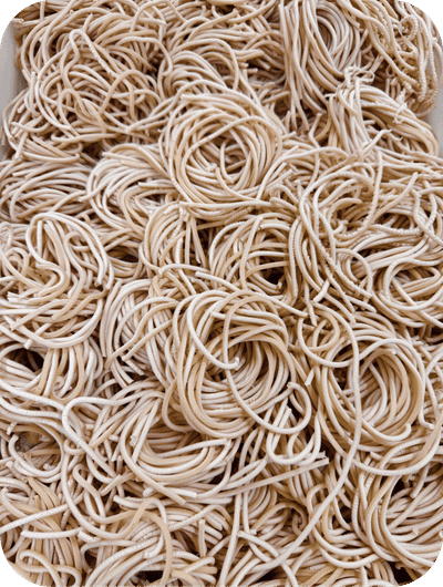 Handmade pasta being prepared on a traditional Umbrian farm