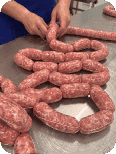 Learning traditional pork processing on a working farm in Umbria