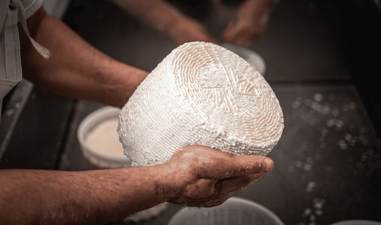 Traditional cheesemaking environment in Umbria